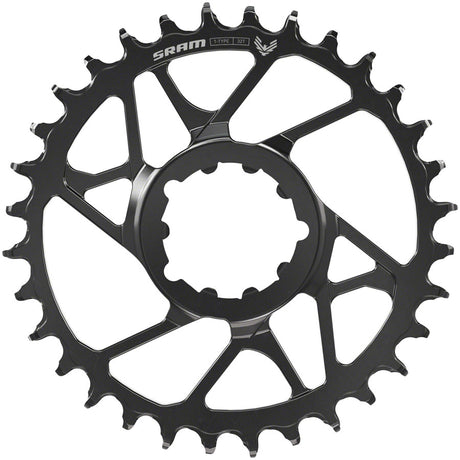 SRAM Eagle 70 T-Type Direct Mount Chainring - 30t 12-Speed 3-Bolt Direct Mount 3mm Offset Steel BLK
