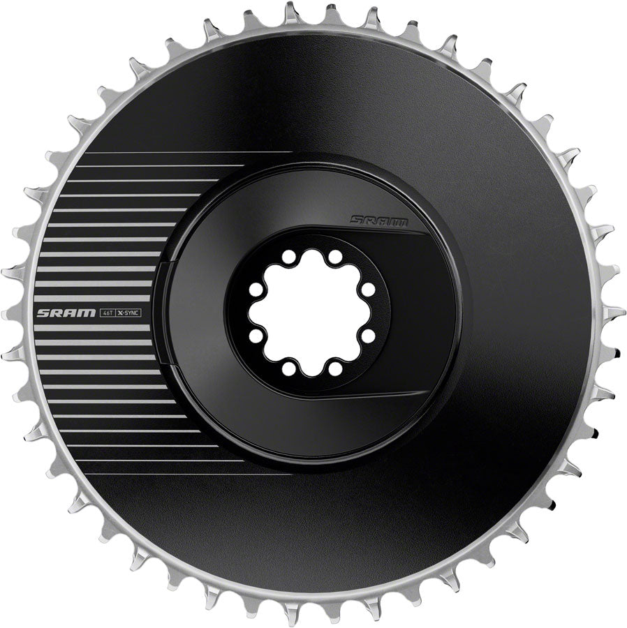 SRAM RED Aero X-Sync Direct Mount Chainring - 46t 12-Speed 8-Bolt Direct Mount 6.5mm Offet BLK E1
