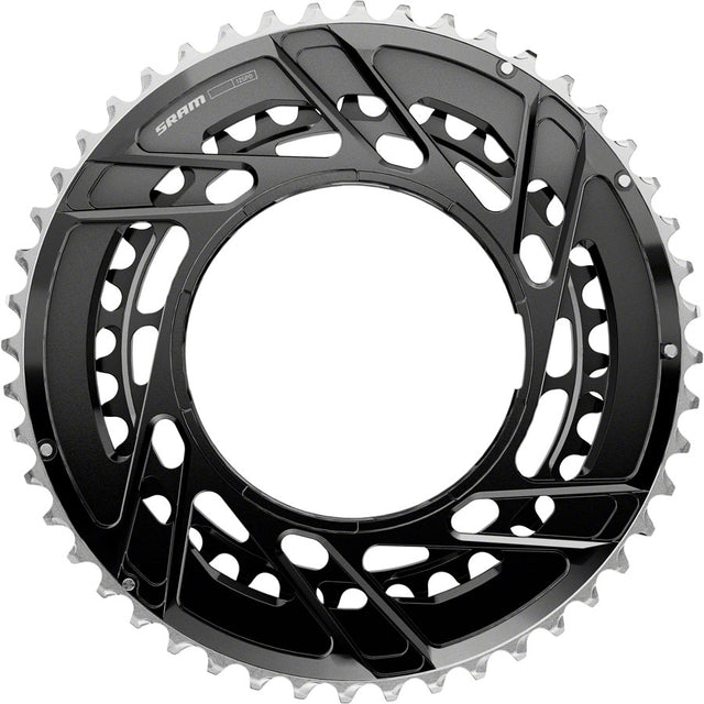 SRAM Force 2x Thread Mount Chainring - 46/33t 12-Speed Thread Mount For Force E1 AXS PM Spider BLK E1