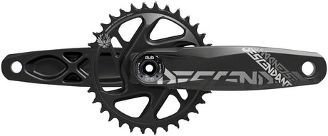 TruVativ Descendant All Downhill Crankset - 165mm 10/11-Speed 34t Direct Mount DUB Spindle Interface BLK B1