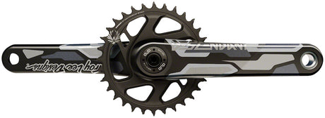 TruVativ Descendant Troy Lee Designs CoLab Carbon Crankset - 175mm 12-Speed 32t Direct Mount DUB Spindle Interface BLK