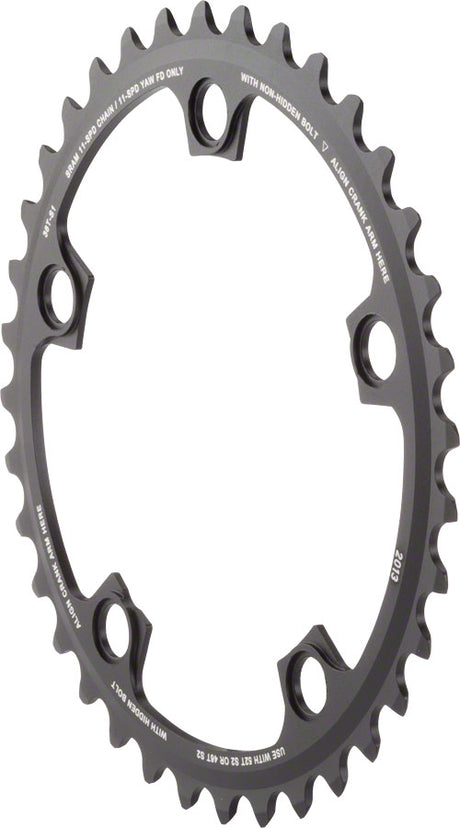 SRAM 11-Speed 36T 110mm BCD YAW Chainring Black Use with 46 or 52T