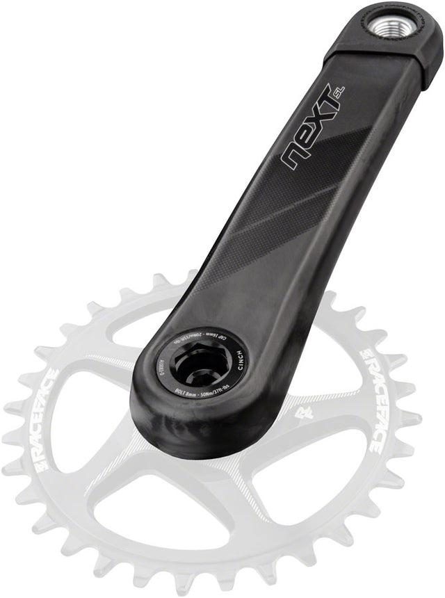 RaceFace Next SL G5 Crankset - 170mm Direct Mount 136mm RaceFace CINCH Spindle Interface BLK