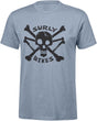Surly Skullet Short Sleeve T-Shirt - Unisex Slate Blue - X-Small
