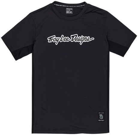 Troy Lee Designs Skyline Short Sleeve Ride Tee – Signature Black X-Large