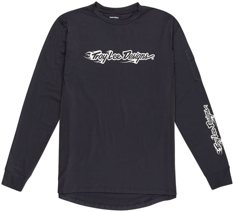Troy Lee Designs Ruckus Long Sleeve Ride Tee – Burn Out Carbon 2X-Large