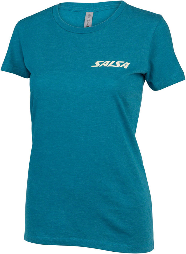 Salsa Women's Campout T-Shirt - Medium Teal