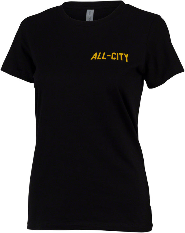 All-City Club Tropic Women's T-Shirt - Black Small