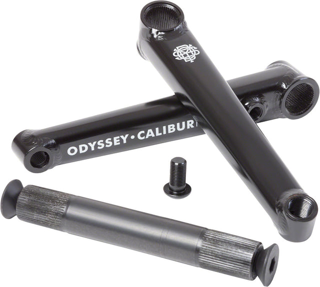 Odyssey Calibur V2 Crankset - 160mm Right Hand/Left Hand Drive Rust Proof BLK
