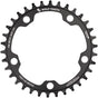 Wolf Tooth 110 BCD Cyclocross Road Chainring - 34t 110 BCD 5-Bolt Drop-Stop B 10/11/12-Speed Eagle Flattop Compatible BLK