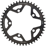 Wolf Tooth 110 BCD Cyclocross Road Chainring - 44t 110 BCD 5-Bolt Drop-Stop B 10/11/12-Speed Eagle Flattop Compatible BLK