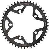 Wolf Tooth 110 BCD Cyclocross Road Chainring - 46t 110 BCD 5-Bolt Drop-Stop B 10/11/12-Speed Eagle Flattop Compatible BLK
