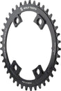 Wolf Tooth Shimano 110 Asymmetric BCD Chainring - 38t 110 Asymmetric BCD 4-Bolt Drop-Stop A For Shimano Cranks BLK