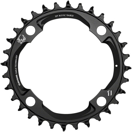SRAM X-Sync 2 Eagle Chainring - 32t 104mm BCD 12-Speed Aluminum BLK Mahle