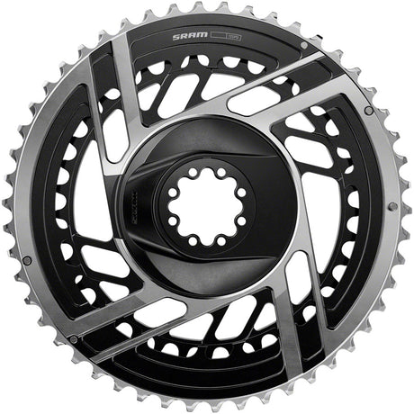 SRAM RED 2x Chainring Kit - 46/33t 2x12-Speed 8-Bolt Direct Mount BLK/Silver E1