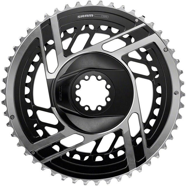 SRAM RED 2x Chainring Kit - 46/33t 2x12-Speed 8-Bolt Direct Mount BLK/Silver E1