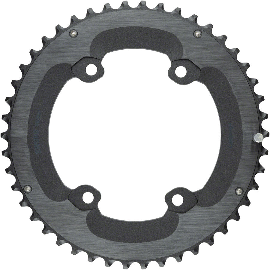 microSHIFT Sword Chainring - 46t 110 Asym BCD Outer ring 2 x 9/10-Speed BLK
