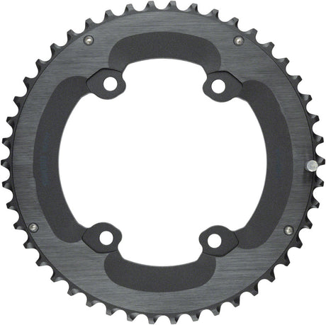microSHIFT Sword Chainring - 46t 110 Asym BCD Outer ring 2 x 9/10-Speed BLK