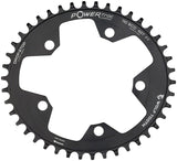 Wolf Tooth Elliptical 110 BCD Chainring - 40t 110 BCD 5-Bolt Drop-Stop B 10/11/12-Speed Eagle Flattop Compatible BLK