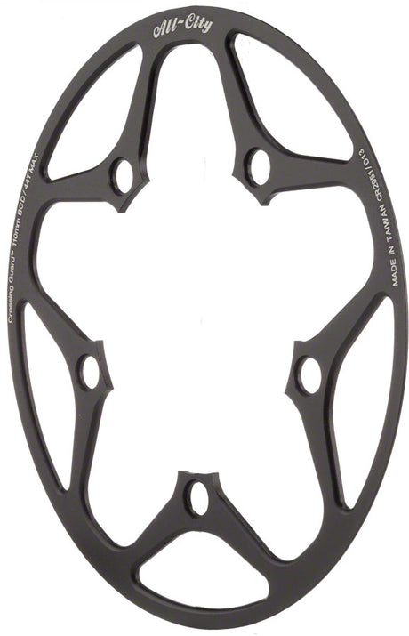 All-City Cross Wizard Chainring Guard 44t x 110mm Black