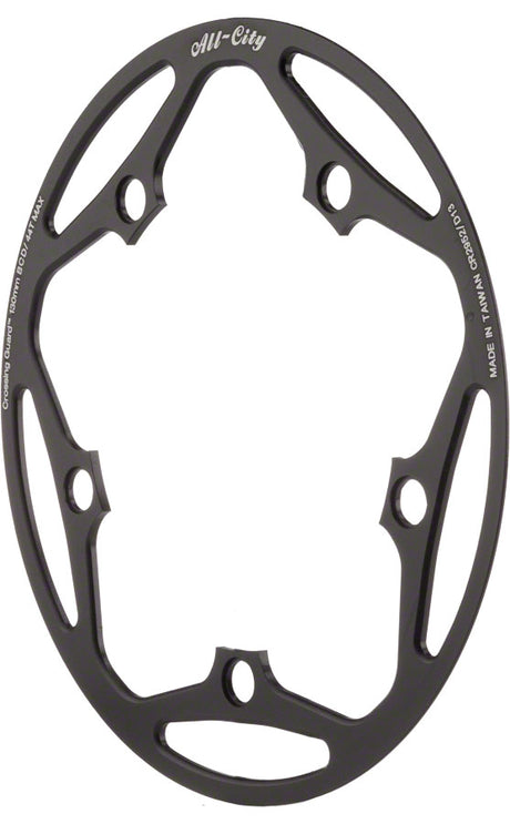 All-City Cross Wizard Chainring Guard 44t x 130mm Black