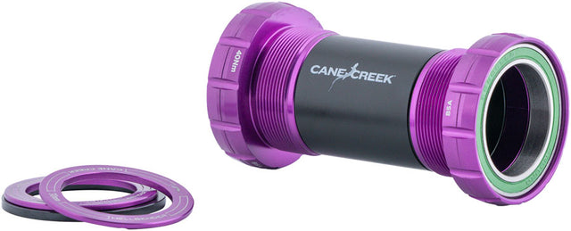 Cane Creek Hellbender 70 Bottom Bracket - English For 30mm Spindle Purple
