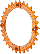 RaceFace 1x Narrow Wide Chainring - 30t 104 BCD 10-12-Speed 7075 Aluminum Orange