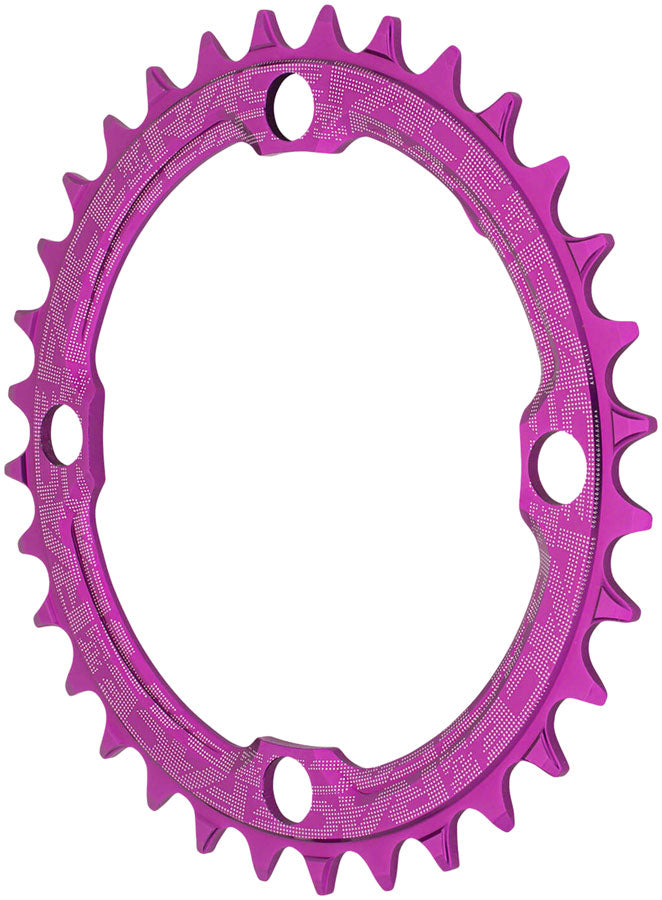 RaceFace 1x Narrow Wide Chainring - 32t 104 BCD 10-12 Speed 7075 Aluminum Purple