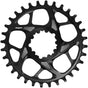 Hope Spiderless Retainer Chainring - 28t SRAM Direct Mount 3mm Offset R22 BLK