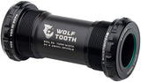 Wolf Tooth Bottom Bracket - English (BSA) 68/73mm For 24mm Spindle Black