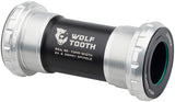 Wolf Tooth Bottom Bracket - English BSA 68/73mm For 24mm Spindle Raw Silver