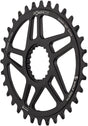 Wolf Tooth Elliptical Direct Mount Chainring - 32t Shimano DM Boost 3mm Offset Drop-Stop ST Requires 12-Speed HG+ Chain BLK