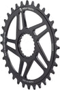 Wolf Tooth Direct Mount Chainring - 28t Shimano DM For Boost Cranks 3mm Offset Drop-Stop ST Requires 12-Speed HG+ Chain BLK