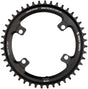 Wolf Tooth Shimano 110 Asymmetric BCD Chainring - 36t 110 Asymmetric BCD 4-Bolt Drop-Stop B For Shimano GRX Cranks BLK