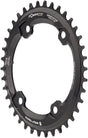 Wolf Tooth Elliptical Shimano 110 Asymmetric BCD Chainring - 38t 110 Asymmetric BCD 4-Bolt Drop-Stop B For Shimano GRX Cranks BLK
