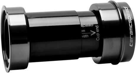 CeramicSpeed PF30A Road Bottom Bracket - DUB Road Spindle Black