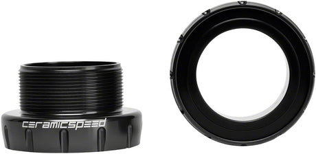 CeramicSpeed BSA Road Bottom Bracket - DUB Road Spindle Coated Races Black