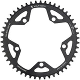 Wolf Tooth 130 BCD Road Cyclocross Chainring - 50t 130 BCD 5-Bolt Drop-Stop B 10/11/12-Speed Eagle Flattop Compatible BLK