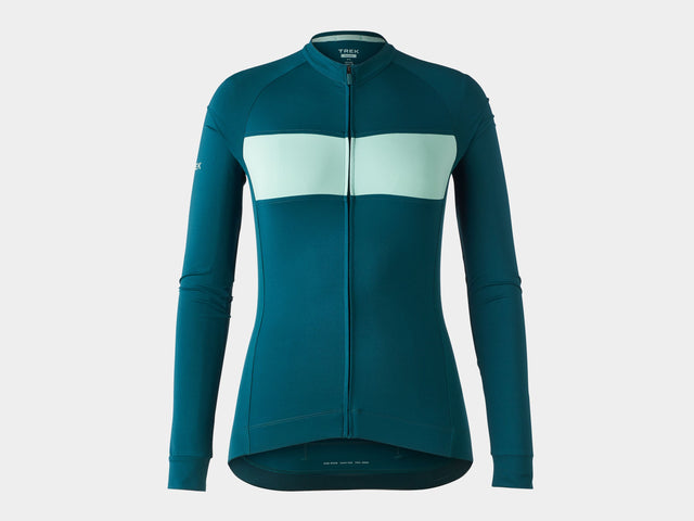 Trek Circuit Women LTD Long Sleeve X-Small Green/Teal Jersey