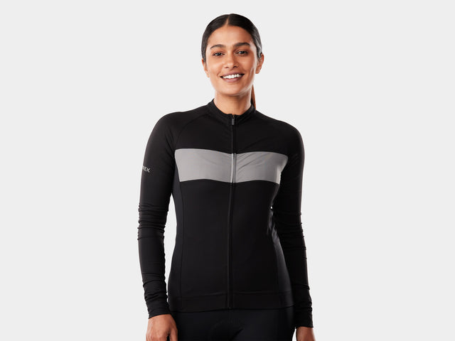Trek Circuit LTD LS Women Medium Black/Charcoal Jersey
