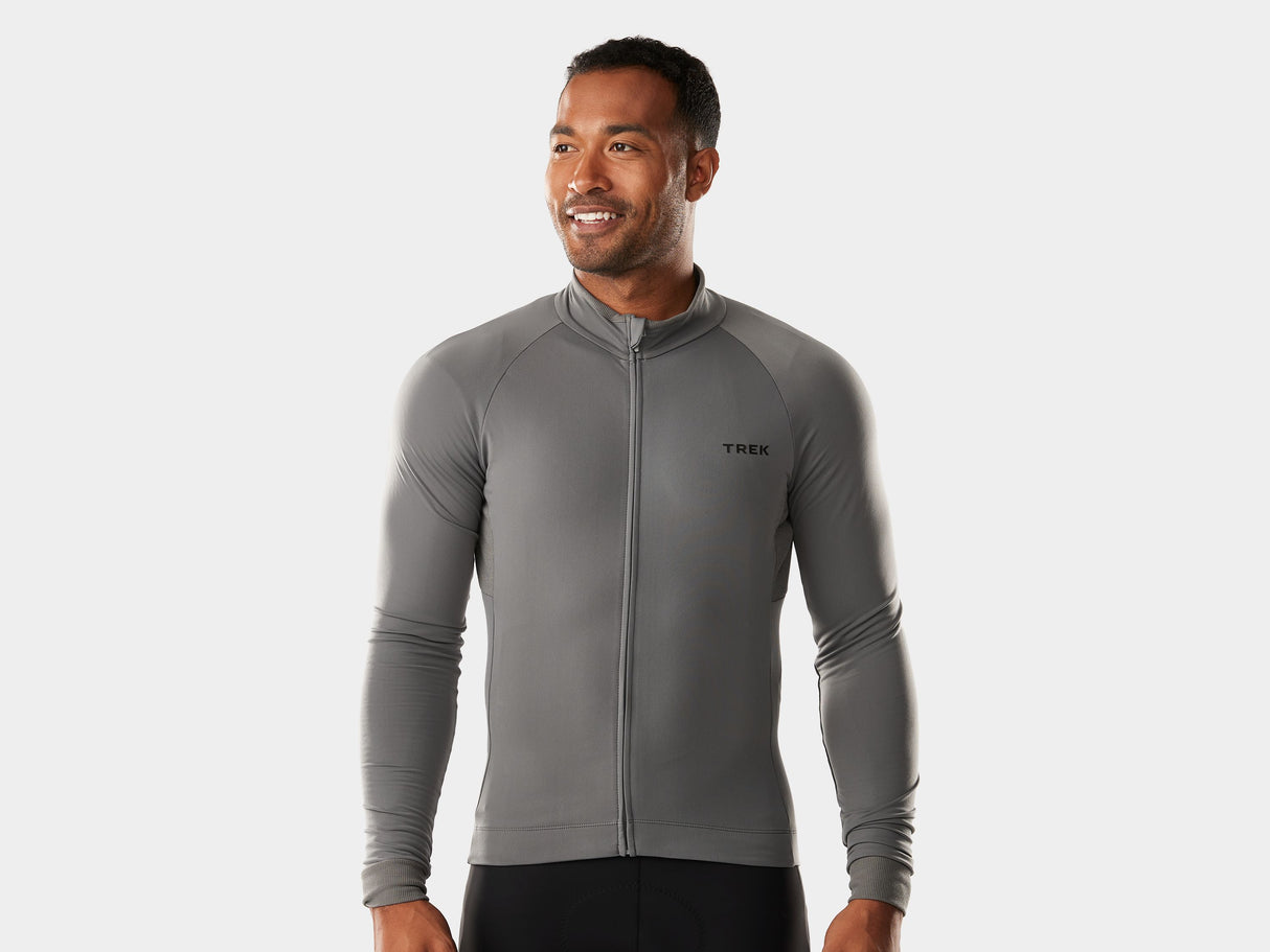 Trek Circuit Thermal Long Sleeve Large Charcoal Jersey