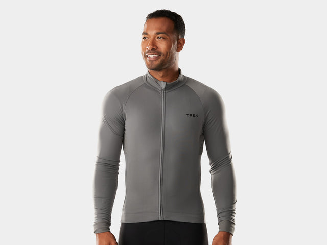 Trek Circuit Thermal Long Sleeve Large Charcoal Jersey