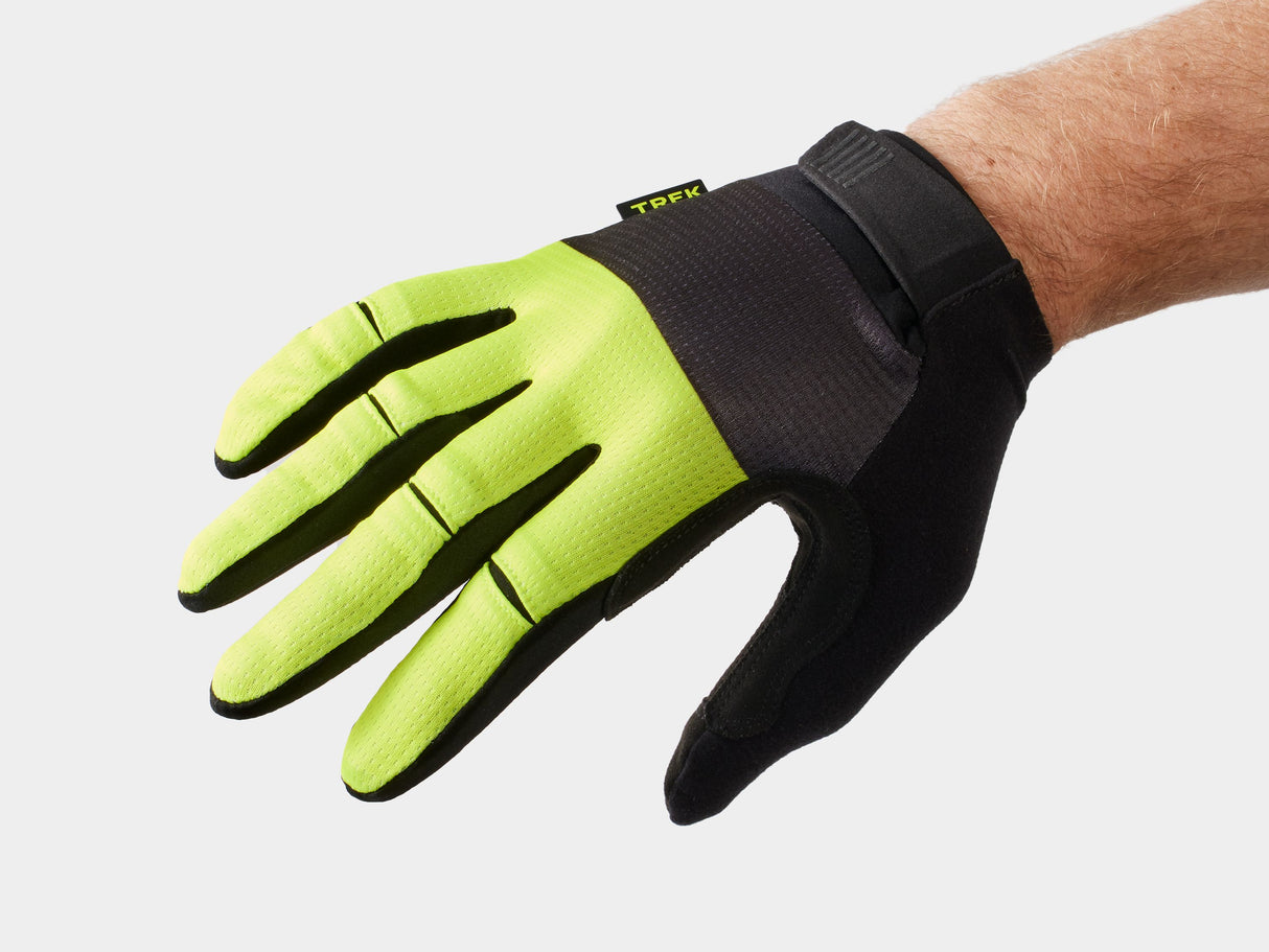 Trek Circuit Full-Finger Medium Radioactive Yellow Glove