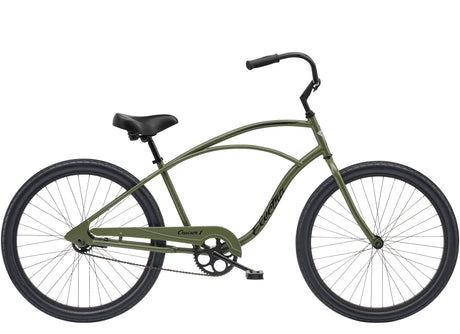 Electra Cruiser 1 Step-Over - OLIVE 26" WHEEL