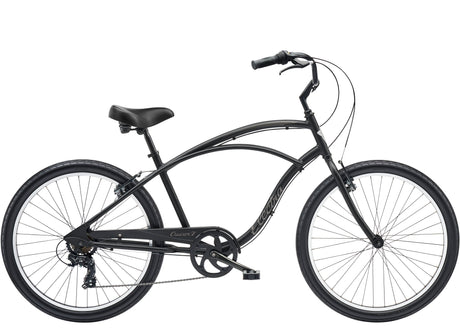 Electra Cruiser 7D Step-Over - MATTE BLACK 26 TALL
