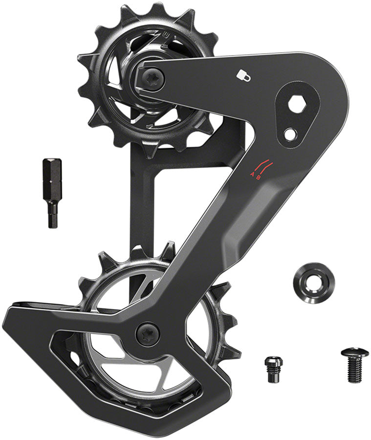 SRAM Eagle T-Type AXS Rear Derailleur Cage Kit - Compatible all Eagle T-Type Rear Derailleurs Carbon Cage