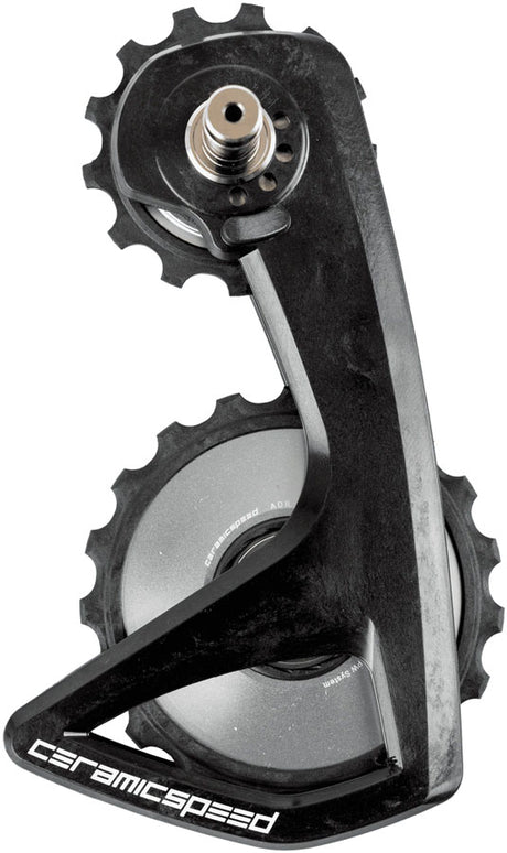 CeramicSpeed OSPW RS Alpha Pulley Wheel System Shimano Dura-Ace 9250/Ultegra 8150 - ALPHA Aluminum Pulley Carbon Cage Silver