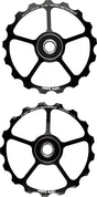CeramicSpeed Oversized Pulley Wheels - 17 tooth Alloy Wheels Black