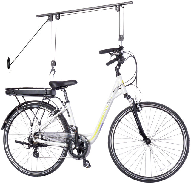 Delta Ceiling Hoist Pro Bike Storage Rack - 1-Bike Utility Straps Included
