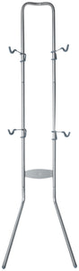 Delta Two Bike Gravity Stand: Holds Two Bikes